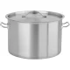YATO YG-00049 GASTRO Fazék fedővel 24 liter 360 x 240 mm inox