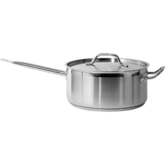   YATO YG-00063 GASTRO Nyeles lábas fedővel 8 liter 280 mm inox