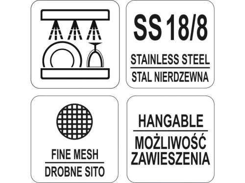 YATO YG-00600 GASTRO Szűrőkanál 220 mm