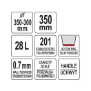 YATO YG-00652 GASTRO Inox vödör 28 liter