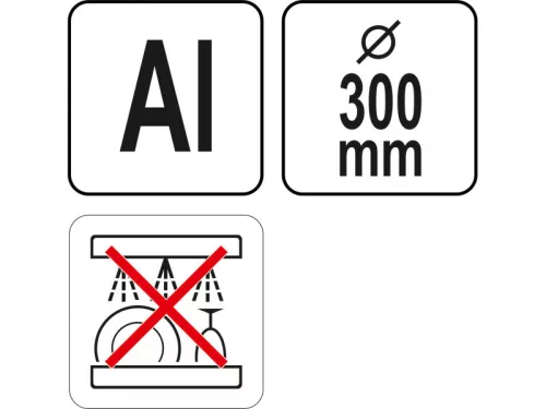 YATO YG-02032 GASTRO Pizzarács 300 mm