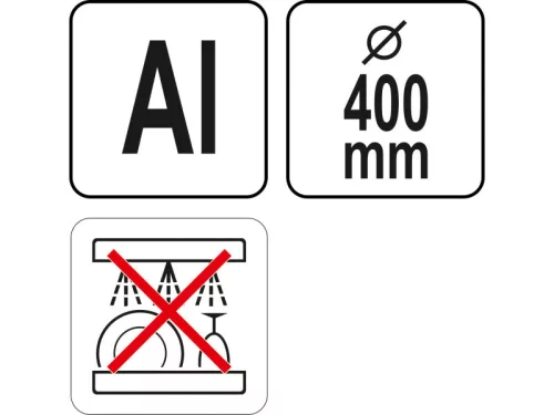 YATO YG-02036 GASTRO Pizzarács 400 mm