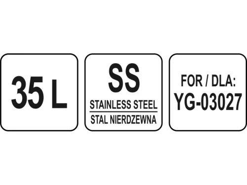 YATO YG-03127 GASTRO Keverőtál 35 liter az YG-03027-hez