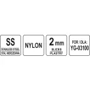 YATO YG-03140 GASTRO Szeletelőtárcsa 2 mm