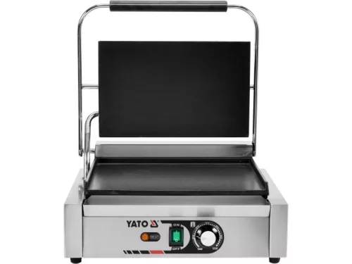 YATO YG-04558 GASTRO Kontaktgrill 440 mm 2200 W lapos sütőlap