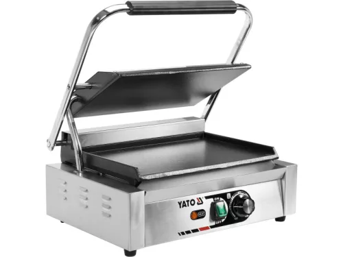 YATO YG-04558 GASTRO Kontaktgrill 440 mm 2200 W lapos sütőlap