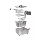YATO YG-04608 GASTRO Asztali olajsütő 3,5 liter 2000 W