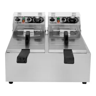   YATO YG-04620 GASTRO Dupla olajsütő 2 x 3,5 liter 2 x 2000 W