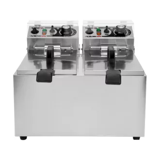  YATO YG-04621 GASTRO Asztali olajsütő 2 x 5 liter 2 x 2000 W