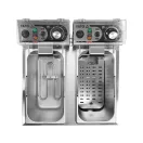 YATO YG-04621 GASTRO Asztali olajsütő 2 x 5 liter 2 x 2000 W