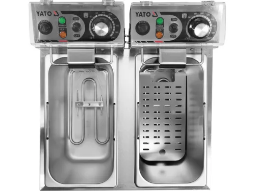 YATO YG-04621 GASTRO Asztali olajsütő 2 x 5 liter 2 x 2000 W