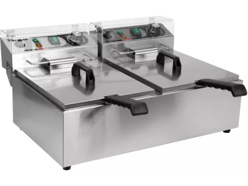 YATO YG-04622 GASTRO Asztali olajsütő 2 x 6 liter 2 x 3000 W