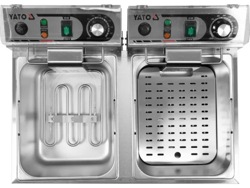 YATO YG-04622 GASTRO Asztali olajsütő 2 x 6 liter 2 x 3000 W