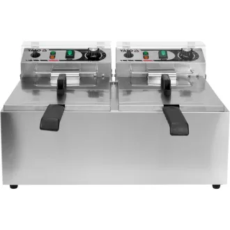   YATO YG-04623 GASTRO Asztali olajsütő 2 x 8 liter 2 x 3300 W