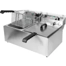 YATO YG-04623 GASTRO Asztali olajsütő 2 x 8 liter 2 x 3300 W