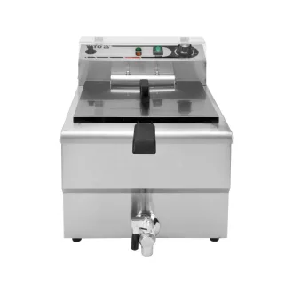   YATO YG-04630 GASTRO Asztali olajsütő 12 liter 5000 W leeresztőcsappal