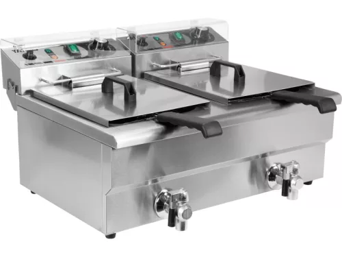 YATO YG-04634 GASTRO Asztali olajsütő 12 liter 5000 W leeresztőcsappal