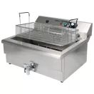 YATO YG-04641 GASTRO Asztali olajsütő 26,5 liter 6000 W leeresztőcsappal