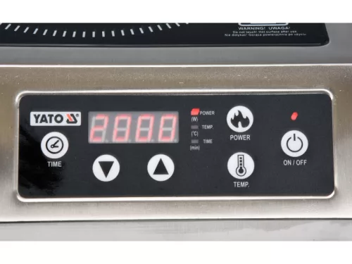 YATO YG-04701 GASTRO Asztali indukciós főzőlap 500-3500 W LED kijelzővel
