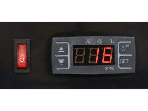 YATO YG-05001 Hűtött vitrin fekete 5X1/3 GN 1350X420X295mm