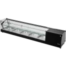 YATO YG-05007 Hűtött vitrin fekete 5x1/2 GN 1750x390x370mm