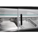 YATO YG-05007 Hűtött vitrin fekete 5x1/2 GN 1750x390x370mm
