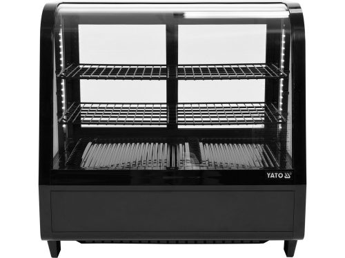 YATO YG-05020 Hűtött vitrin fekete 100L 680x450x670mm