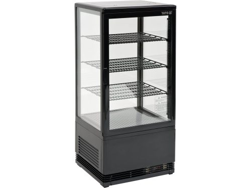 YATO YG-05056 Hűtött vitrin fekete 78L 420x380x960
