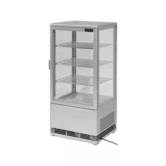YATO YG-05057 Hűtött vitrin ezüst 78L 420x380x960mm