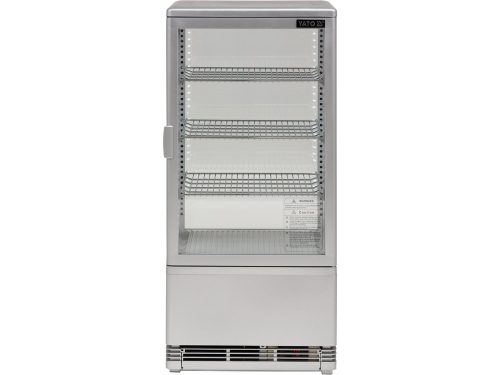 YATO YG-05057 Hűtött vitrin ezüst 78L 420x380x960mm
