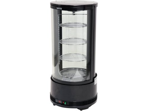 YATO YG-05090 Hűtött vitrin fekete 73L 500x500x1060mm