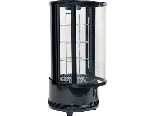 YATO YG-05090 Hűtött vitrin fekete 73L 500x500x1060mm