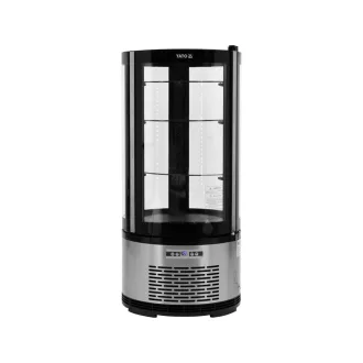   YATO YG-05094 Hűtött vitrin fekete-ezüst 100L 480x480x1030mm