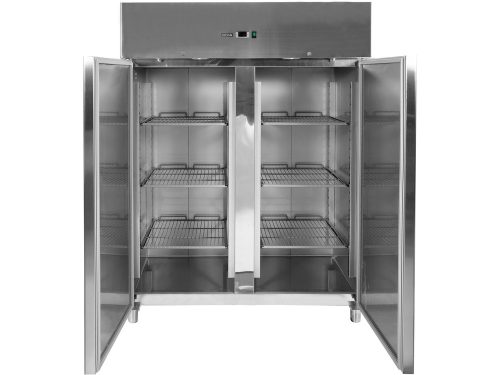 YATO YG-05210 Álló rozsdamentes kétajtós hűtőszekrény 1300L 1480x830x2010mm