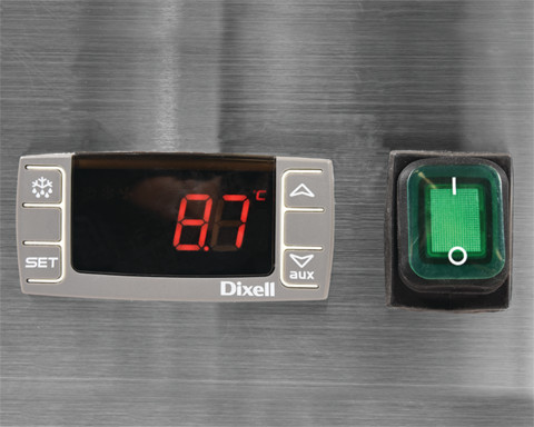 YATO YG-05211 Álló rozsdamentes kétajtós fagyasztószekrény 1300L 1480x830x2010mm