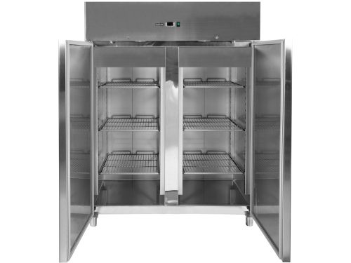 YATO YG-05220 Álló rozsdamentes kétajtós hűtőszekrény 1200L 1340x810x2010mm