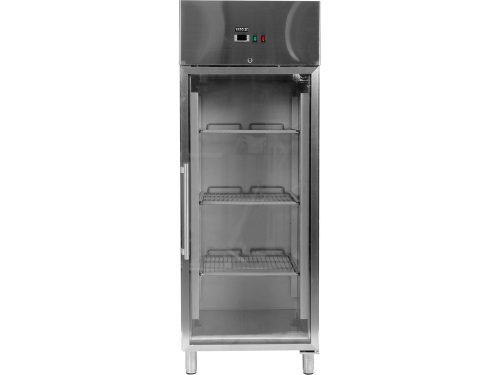 YATO YG-05225 Álló rozsdamentes egy üvegajtós hűtőszekrény 650L 740x830x2010mm