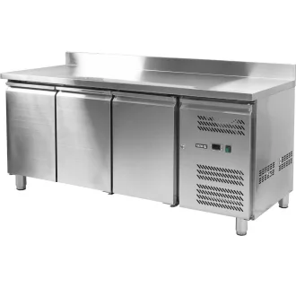   YATO YG-05256 Háromajtós rozsdamentes fagyasztóasztal 700-as széria 417L 1795x700x950mm