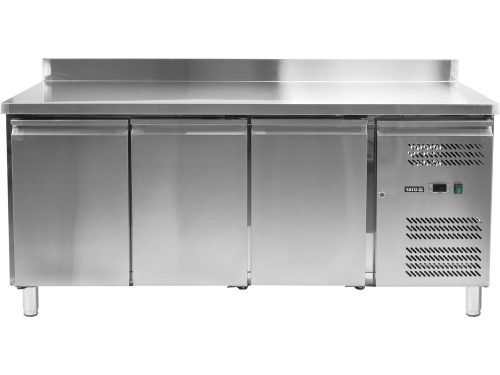 YATO YG-05256 Háromajtós rozsdamentes fagyasztóasztal 700-as széria 417L 1795x700x950mm
