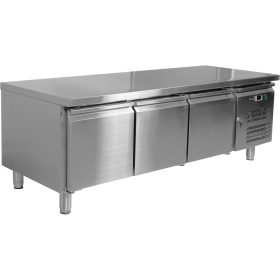   YATO YG-05259 Háromajtós rozsdamentes hűtőasztal 700-as széria 317L 1795x700x650mm