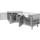 YATO YG-05259 Háromajtós rozsdamentes hűtőasztal 700-as széria 317L 1795x700x650mm