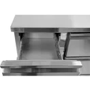 YATO YG-05280 Négyfiókos rozsdamentes hűtőasztal 700-as széria 220L 900x700x870mm