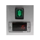 YATO YG-05323 Hűtőasztalra felszerelhető rozsdamentes hűtött vitrin 8x1/4 GN 1800x335x435mm