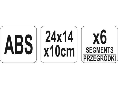 YATO YG-07134 GASTRO Bar caddy 6 részes