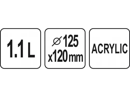 YATO YG-07146 GASTRO Jégvödör 1,1 liter akril