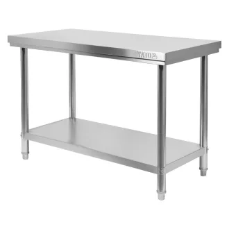 YATO YG-09011 Inox munkaasztal alsó polccal GASTRO
