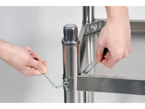 YATO YG-09011 Inox munkaasztal alsó polccal GASTRO