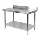 YATO YG-09020 GASTRO Inox munkaasztal alsó polccal hátsó felhajtással