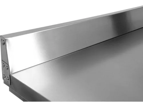 YATO YG-09025 GASTRO Inox munkaasztal alsó polccal hátsó felhajtással