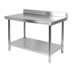   YATO YG-09031 GASTRO Inox munkaasztal alsó polccal hátsó felhajtással